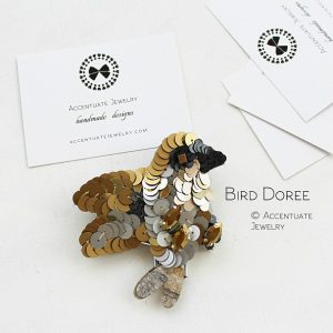 Brooch BIRD DOREE