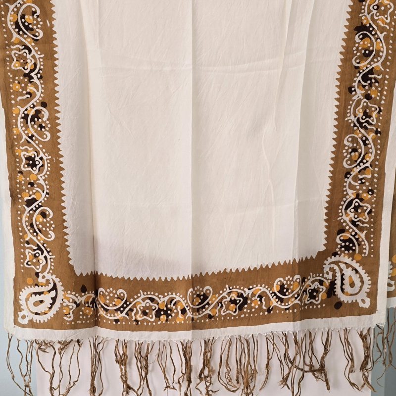 Traditional classic Azerbaijani Kelagayi Silk scarf 190cmx65cm